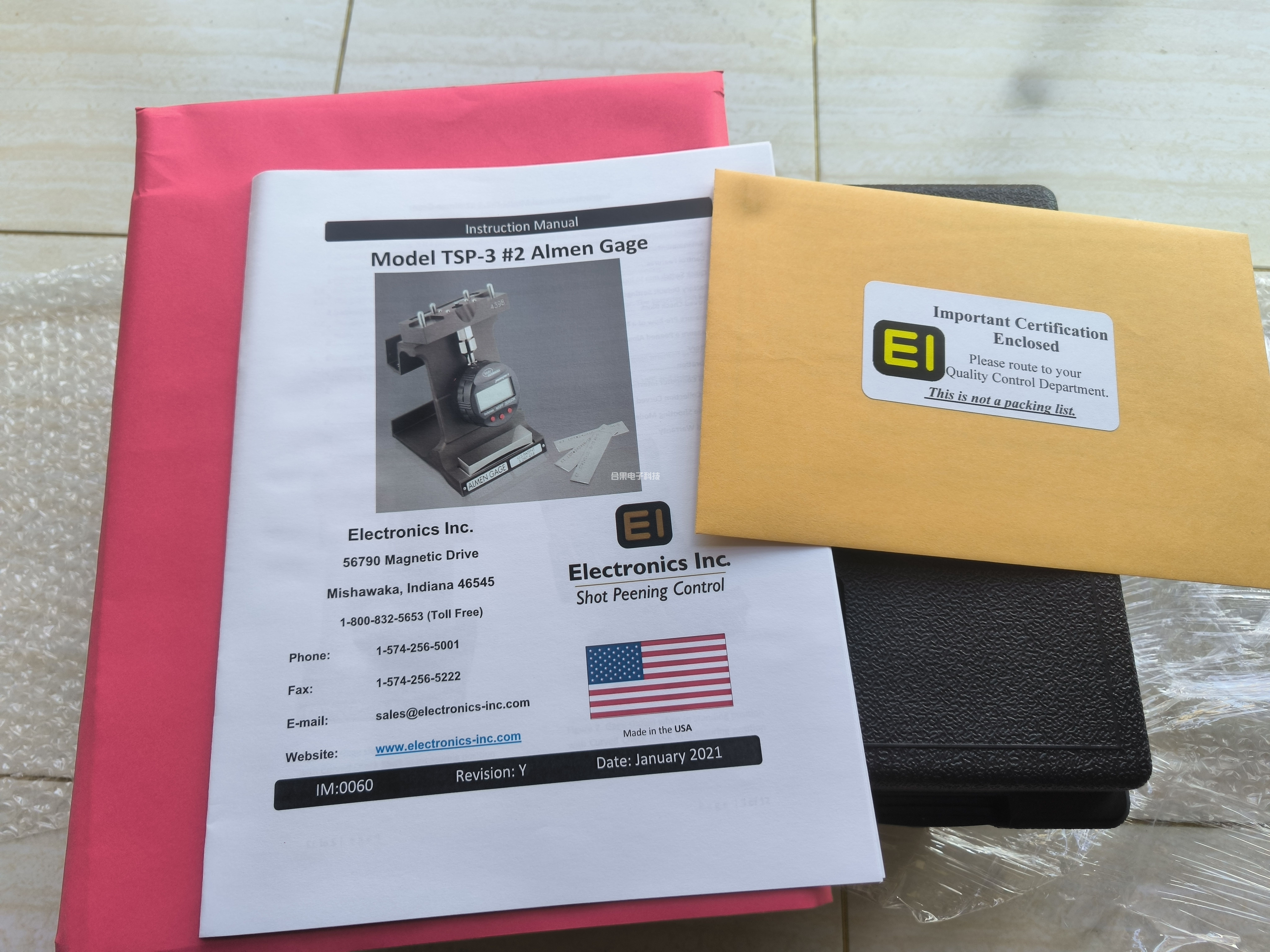 EI 弧高仪 TSP–3