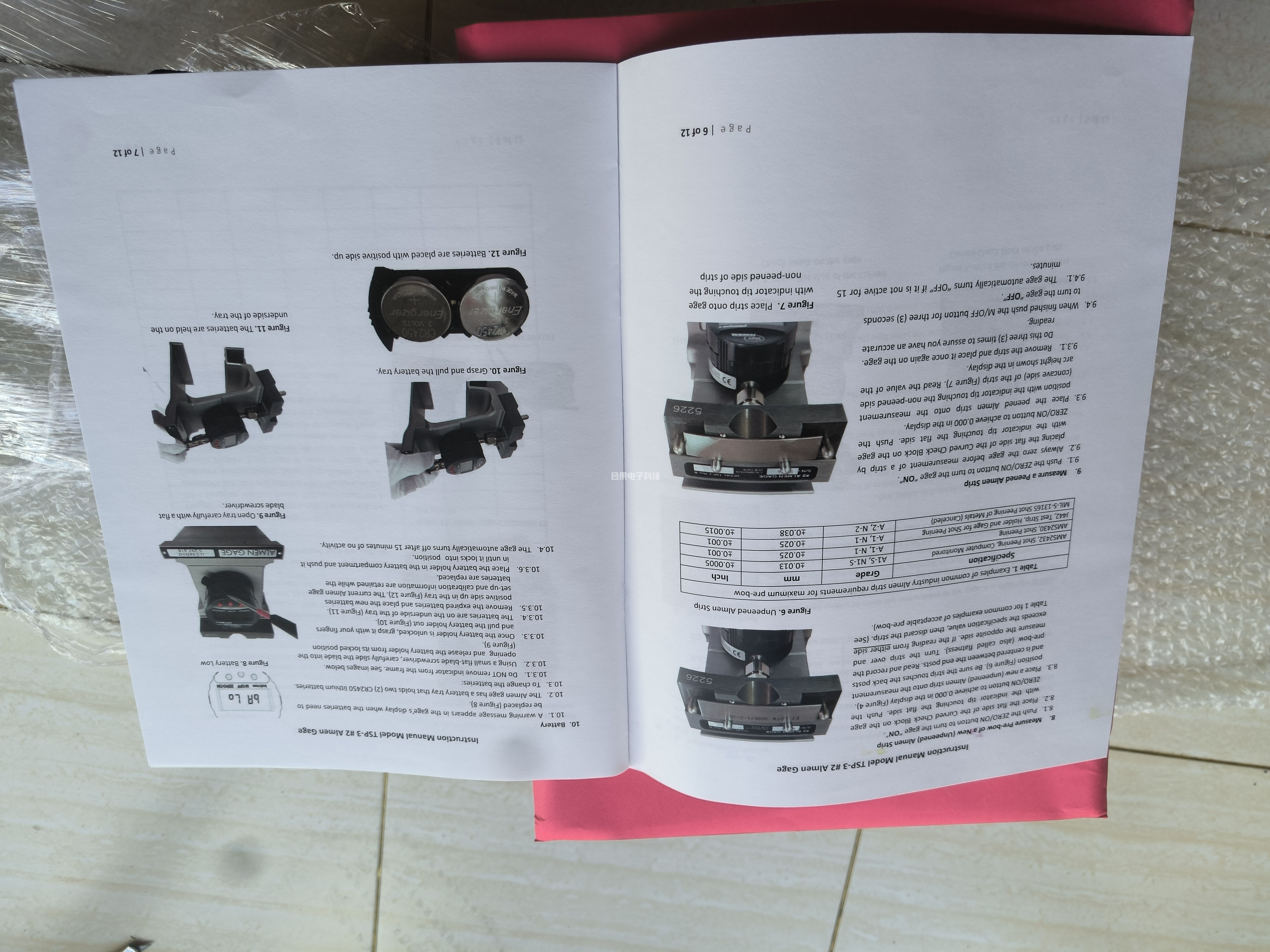 EI 弧高仪 TSP–3