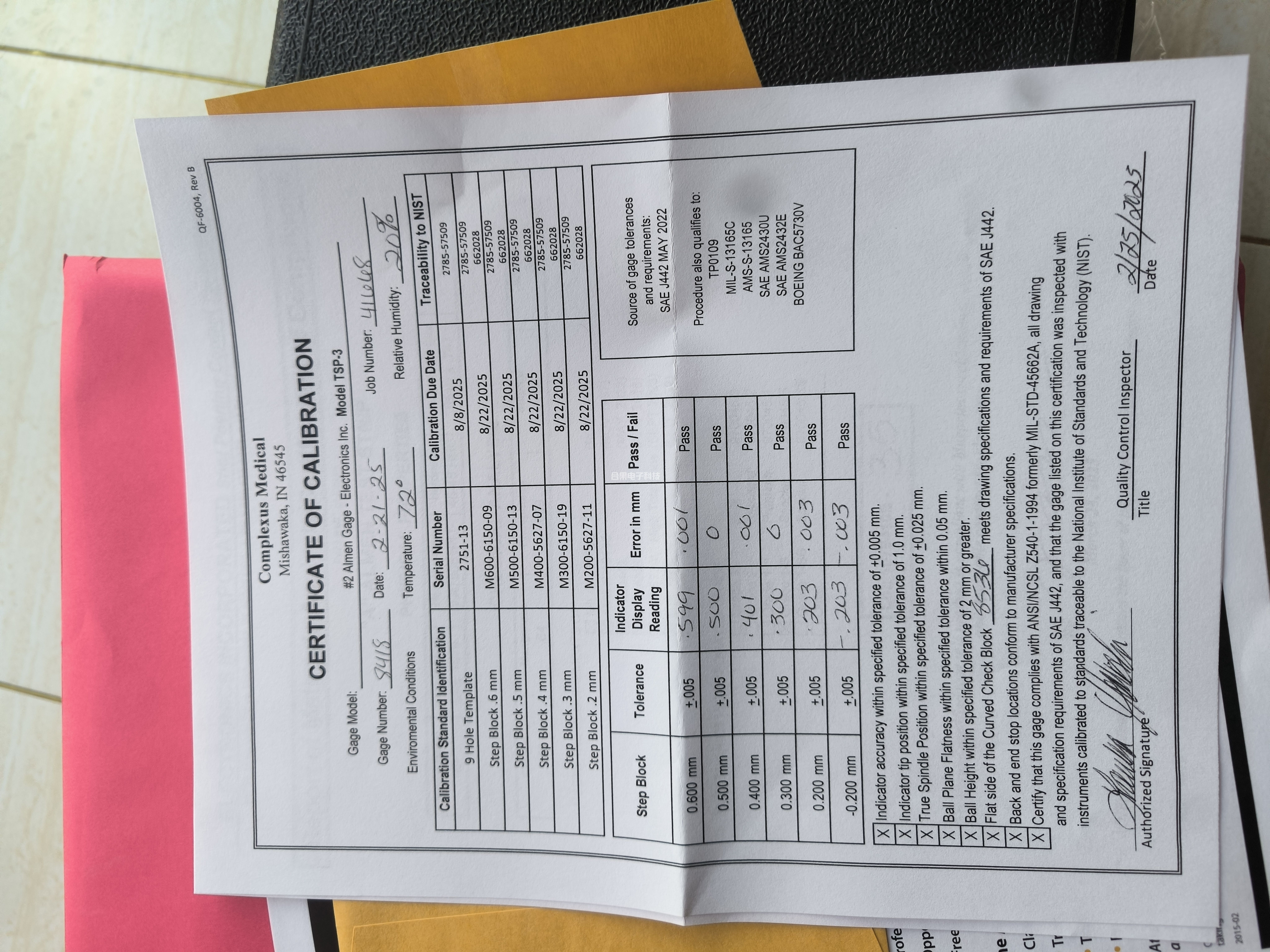 EI 弧高仪 TSP–3
