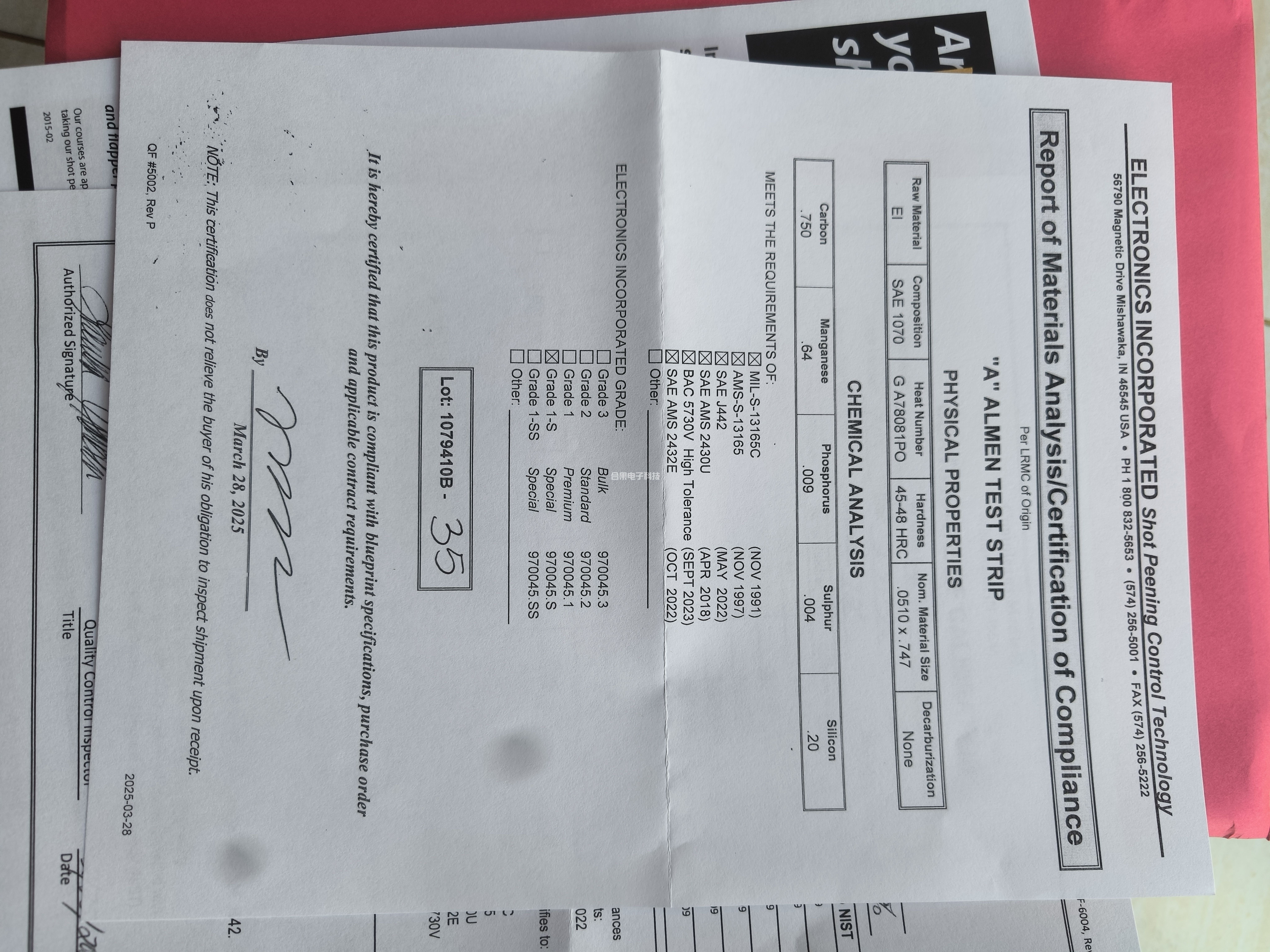 EI 弧高仪 TSP–3